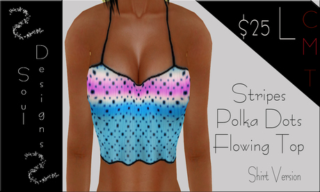 Stripes And Polka Dot Top